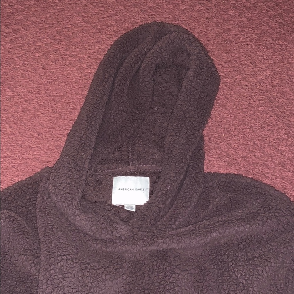 Purple Sherpa hoodie